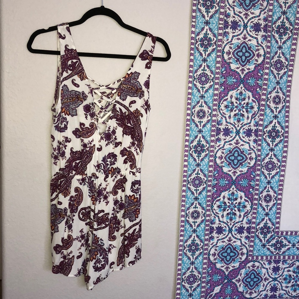 Kendall and Kylie printed romper